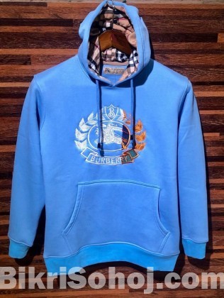 Burberry Men Premium Embroidery Hoodie